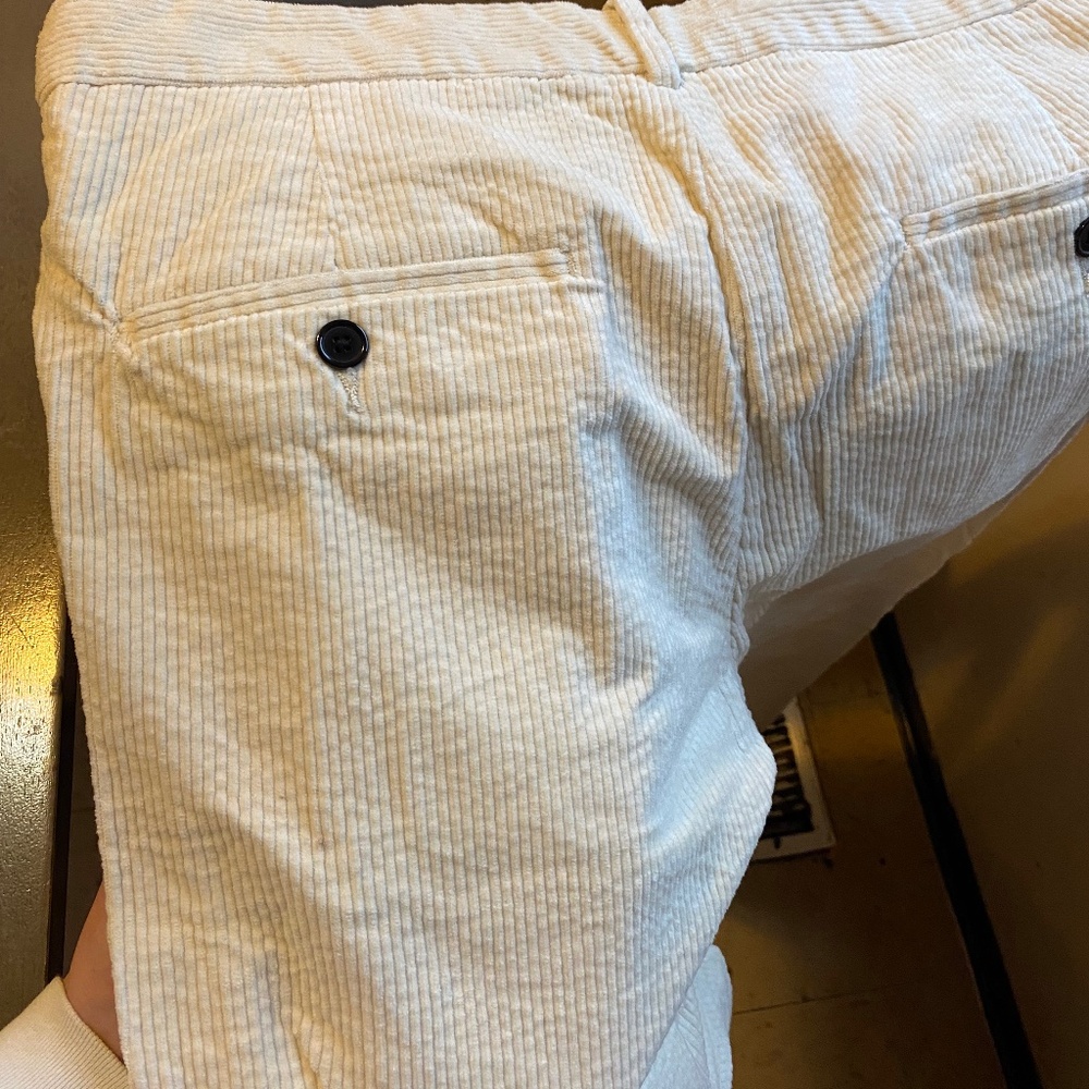 Regular fit corduroy pants